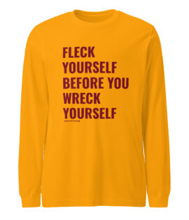 Coach Fleck Minnesota College Football – Long-sleeve – Gold – Unisex